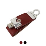 USB Llavero con Funda de Piel