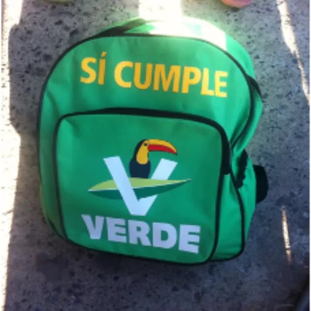 Mochila Partido Verde